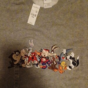 Gray Looney Tunes Adult Sweatshirt